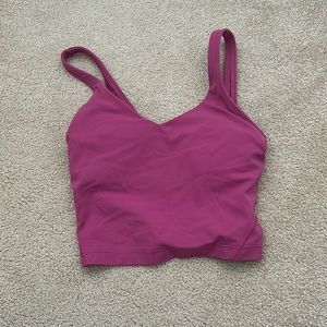 Pink lululemon align tank size 0